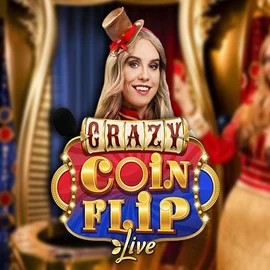 Crazy Coin Flip online game logo by Evolution on 30-bet-casino.nl