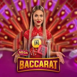 Mega Baccarat by Pragmatic Play, showcased at 30-bet-casino.nl – game logo