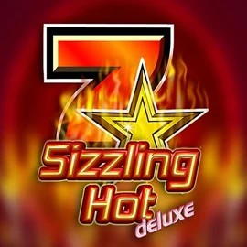 Sizzling Hot Deluxe online game logo by Novomatic on 30-bet-casino.nl
