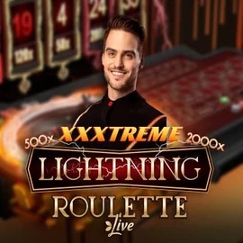 Official Live Casino logo: XXXtreme Lightning Roulette by Evolution at 30bet Casino